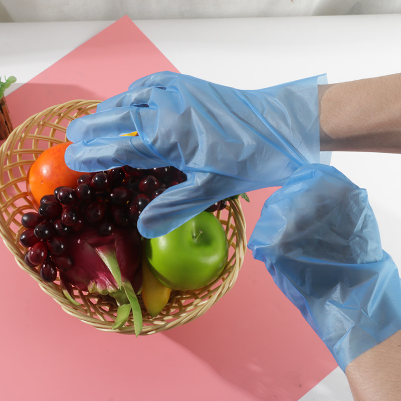 Vegyszerállóság Kék TPE kesztyű (pontminta) Vegyszerállóság Kék TPE kesztyű (pontminta)